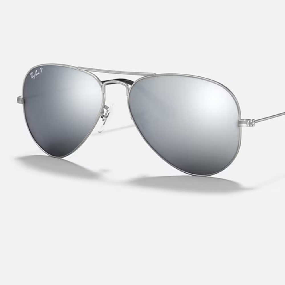 Ray-Ban Silver Aviator Sunglasses